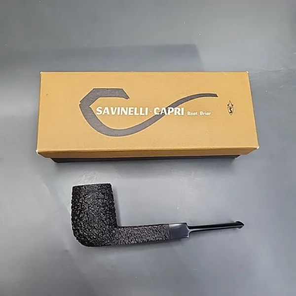 Savinelli Capri Root Briar Square Shank Straight Billiard Estate Briar Pipe [SOLD OUT] - Image 3