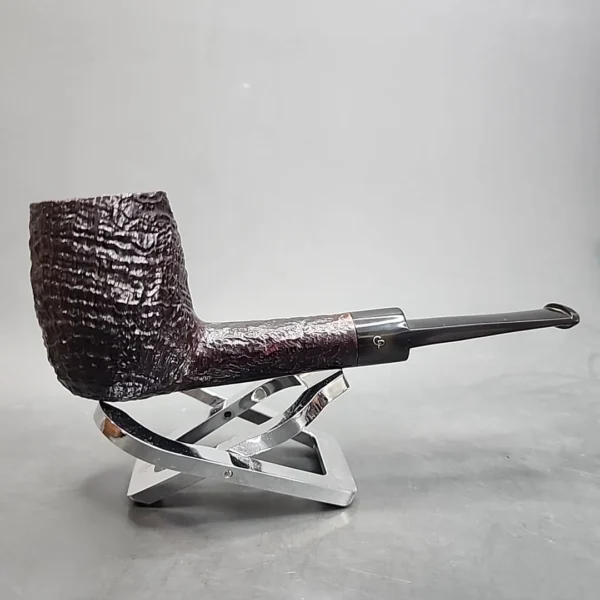 Lane Era Charatan's Make 4420X, Sandblasted Straight Billiard Estate Briar Pipe [SOLD OUT] - Image 3