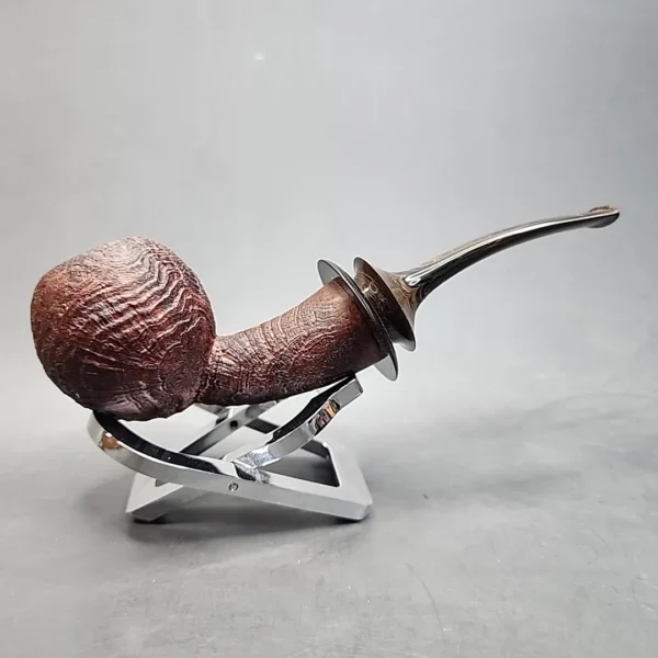 Pipe Tristan Sandblasted Apple Handmade Briar Pipe [SOLD OUT] - Image 3