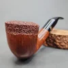 Lorenzetti Partially Rusticated Chubby Dublin Estate Briar Pipe, Unsmoked [SOLD OUT] - Image 3