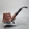 King's Ransom London Made 7190, Rusticated Bent Volcano Briar Pipe, English Estates [SOLD OUT] - Image 3