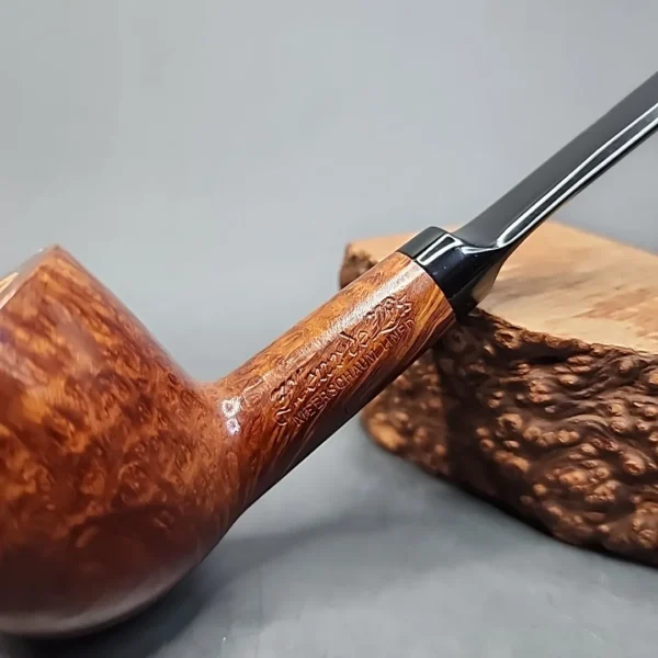 Fleur De Lis by GBD 9437 Meerschaum Lined Pot, Estate Briar Pipe - Image 3