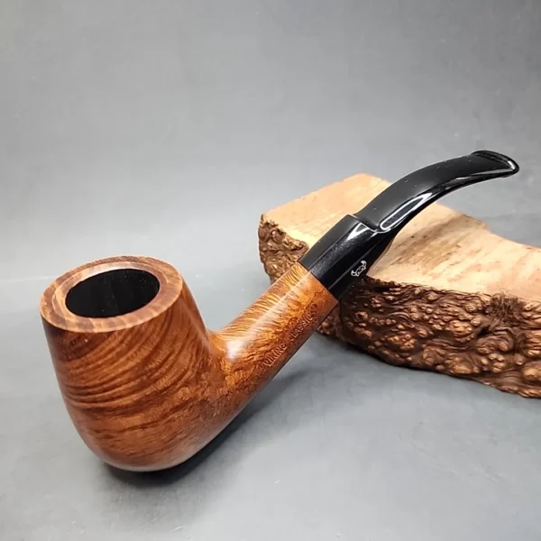 Viking Classic Smooth Bent Brandy Estate Briar Pipe, Unsmoked [SOLD OUT] - Image 4
