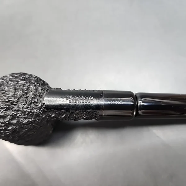 Peterson's Drymeer Sandblasted Straight Pot Estate Briar Pipe, Meerschaum Lined [SOLD OUT] - Image 4