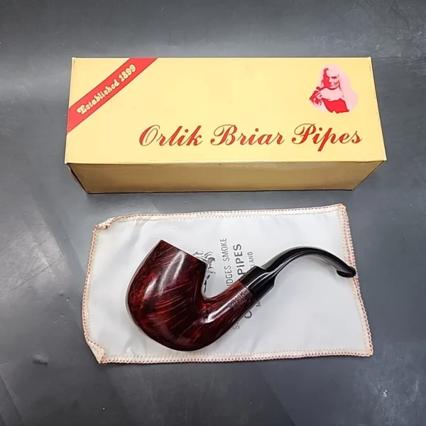 Orlik Rose 21478 Smooth Oom Paul Estate Briar Pipe, Unsmoked [SOLD OUT] - Image 3