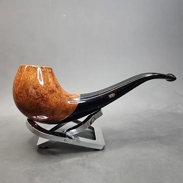 Chacom Volute Smooth Bent Estate Briar Pipe, Unsmoked [SOLD OUT] - Image 4