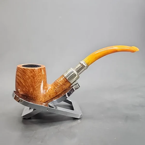 Peterson Amber Spigot 65, Smooth Bent Billiard Estate Briar Pipe, Unsmoked [SOLD OUT] - Image 4