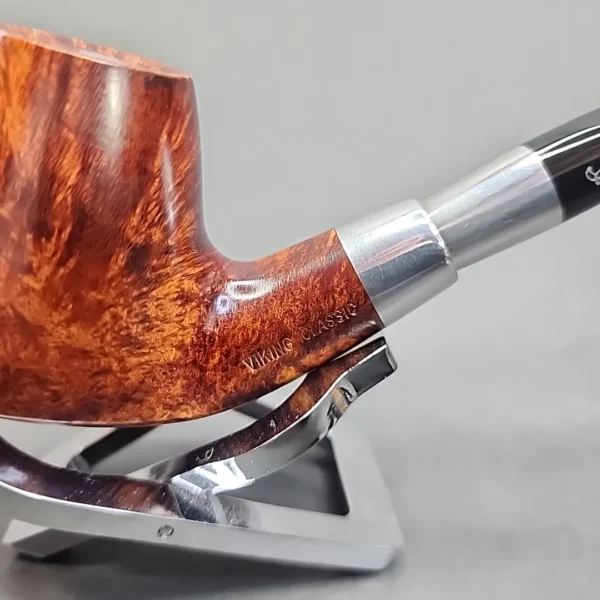 Viking Classic Smooth Bent Danish Volcano Estate Briar Pipe, Unsmoked [SOLD OUT] - Image 4