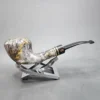 Chacom Manet Smooth Bent Rhodesian Estate Briar Pipe [SOLD OUT] - Image 4