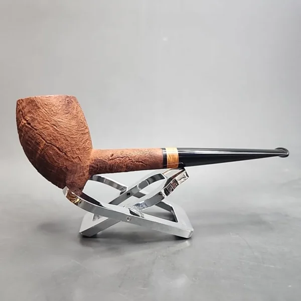 Pipe Tristan Sandblasted Cutty Handmade Briar Pipe, France [SOLD OUT] - Image 4