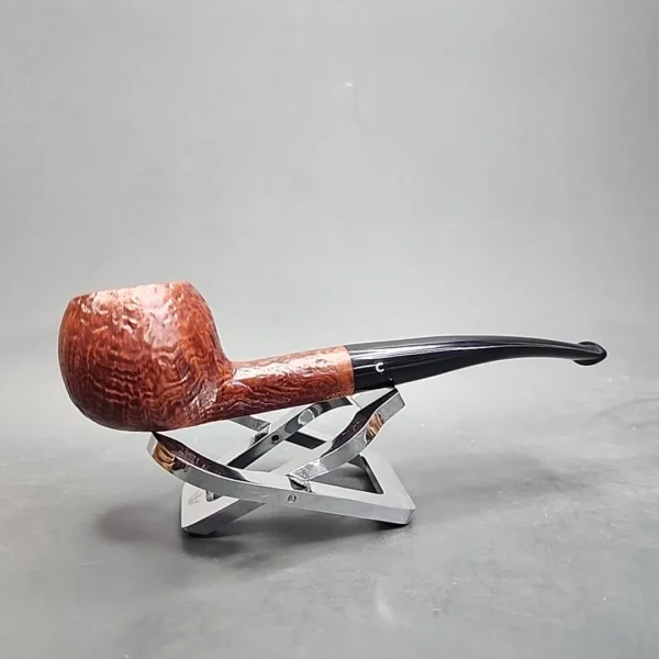 Comoy's Pebble Grain 337 Sandblasted Prince Estate Briar Pipe, Unsmoked [SOLD OUT] - Image 4