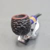 Karim Rusticated Slightly Bent Apple Handmade Briar Pipe, New - Image 4
