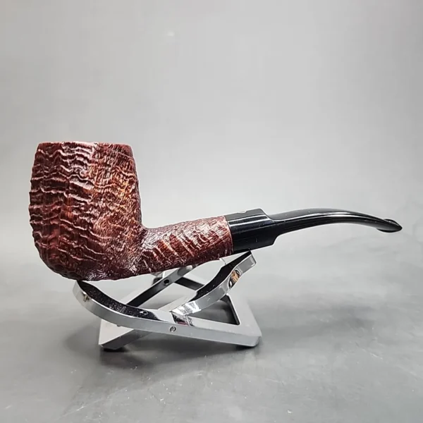 Ashton Pebble Grain 19 XX, Sandblasted Panel Estate Briar Pipe [SOLD OUT] - Image 4