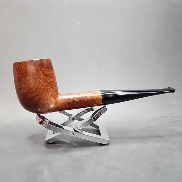 Fleur De Lis, Meerschaum Lined 135, Straight Billiard Estate Briar Pipe (GBD) - Image 4