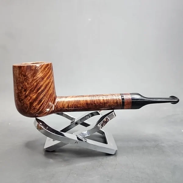 Karim Smooth Lovat Handmade Briar Pipe, New [SOLD OUT] - Image 4