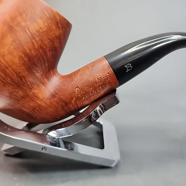 Barontini Amaretto Smooth Bent Billiard Estate Briar Pipe, Italian Estates [SOLD OUT] - Image 5