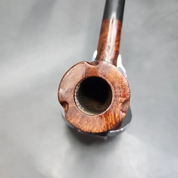 Custombilt Partially Rusticated Straight Pot Estate Briar Pipe [SOLD OUT] - Image 5