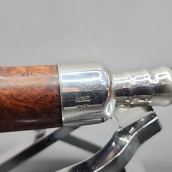 L. Wood (Les Wood, of Ferndown) Smooth Straight Billiard Spigot Estate Briar Pipe [SOLD OUT] - Image 5