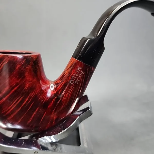 Orlik Rose 21478 Smooth Oom Paul Estate Briar Pipe, Unsmoked [SOLD OUT] - Image 4
