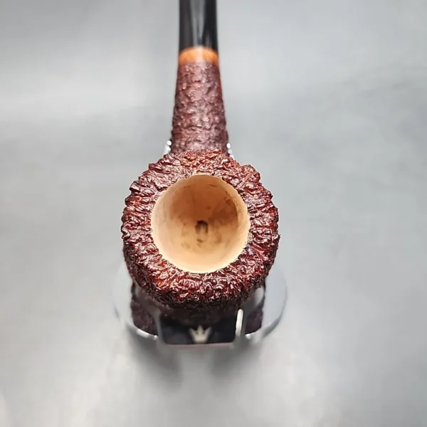 Pipe Tristan Rusticated Shape 55 Handmade Briar Pipe, France [SOLD OUT] - Image 5