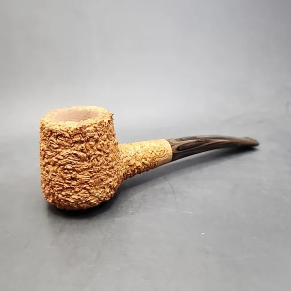 Pipe Tristan Shape 55 Handmade Rusticated Briar Pipe, New [SOLD OUT] - Image 5