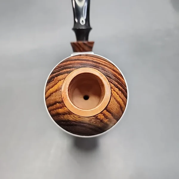 Karim Smooth Calabash Handmade Briar Pipe, New [SOLD OUT] - Image 5