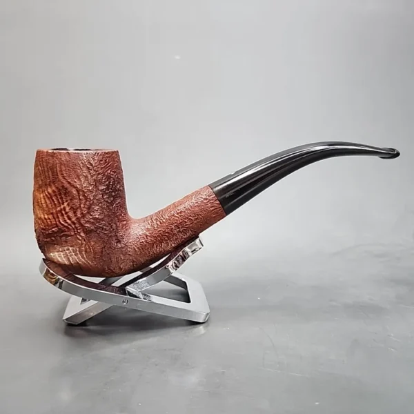 1964 Dunhill Tanshell 120 FT, 4T Sandblasted Bent Billiard Estate Briar Pipe, 6mm [SOLD OUT] - Image 5