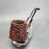 King's Ransom London Made 7190, Rusticated Bent Volcano Briar Pipe, English Estates [SOLD OUT] - Image 5