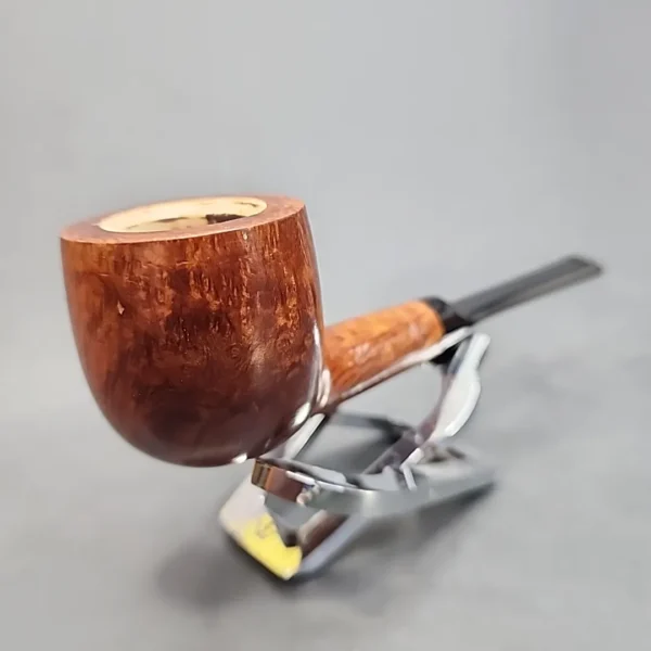 Fleur De Lis by GBD 9437 Meerschaum Lined Pot, Estate Briar Pipe - Image 5