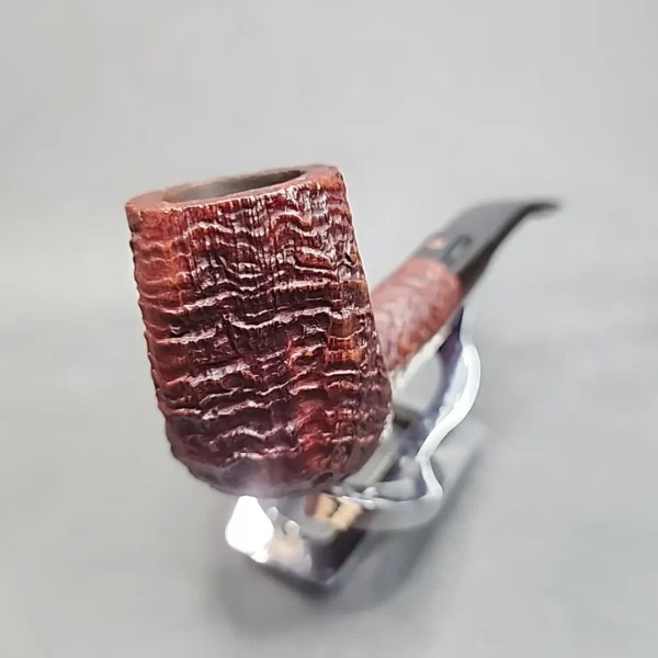 Ashton Pebble Grain 19 XX, Sandblasted Panel Estate Briar Pipe [SOLD OUT] - Image 5