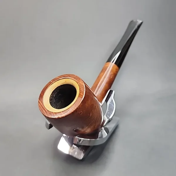 Fleur De Lis, Meerschaum Lined 135, Straight Billiard Estate Briar Pipe (GBD) - Image 5