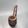 Ferndown Bark 3 Star, Les Wood Bent Billiard Estate Briar Pipe [SOLD OUT] - Image 5