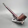 Orlik De Luxe Sandblasted Canadian Estate Briar Pipe - Image 6