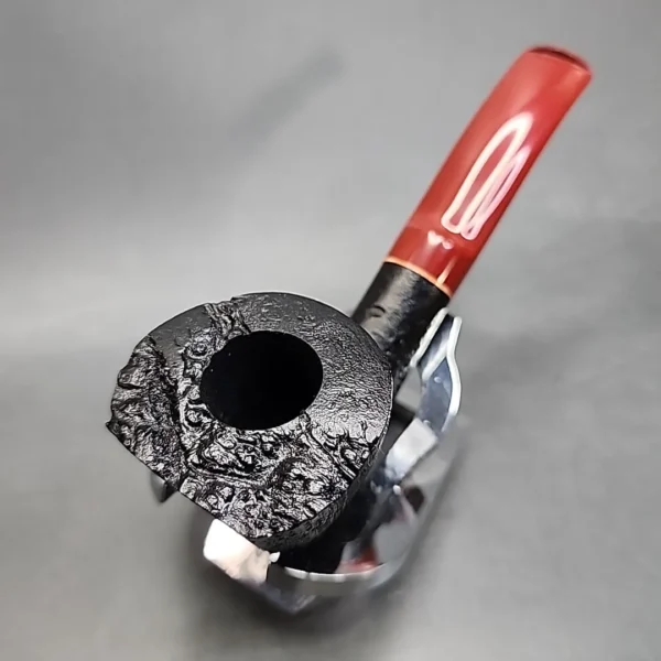 Sean Reum Pipes Sandblasted Paneled Dublin Handmade Briar Pipe, New - Image 6