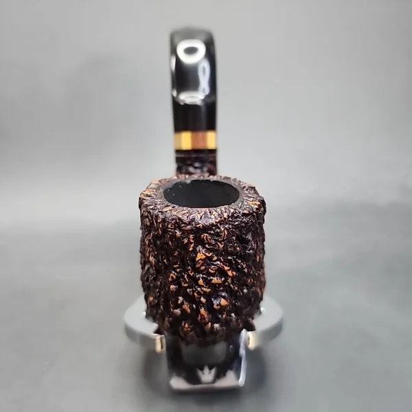 Brebbia Rocciata 600, Rusticated Oom Paul Estate Briar Pipe [SOLD OUT] - Image 6