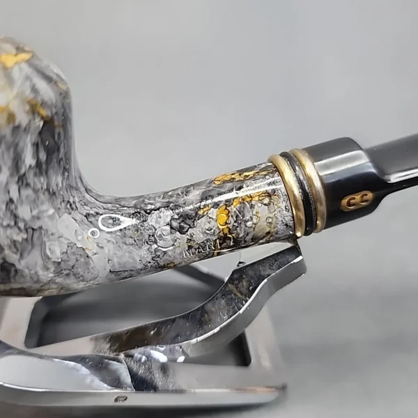 Chacom Manet Smooth Bent Rhodesian Estate Briar Pipe [SOLD OUT] - Image 6
