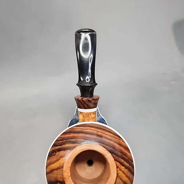 Karim Smooth Calabash Handmade Briar Pipe, New [SOLD OUT] - Image 6