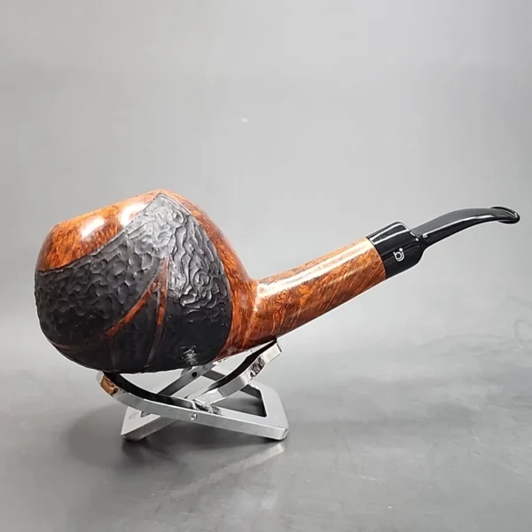 Bjarne Handmade Magnum Bent Apple Estate Briar Pipe, Unsmoked [SOLD OUT] - Image 6
