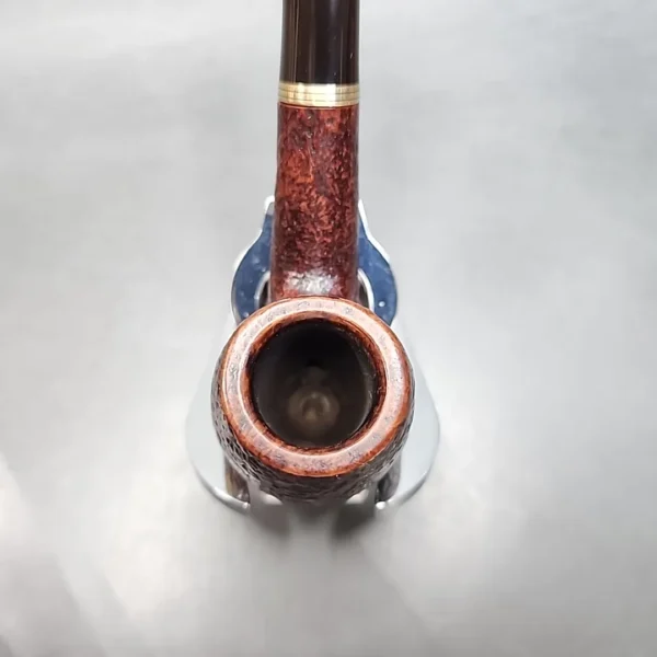Savinelli Luxor 602 Sandblasted Bent Billiard Estate Briar Pipe, 6mm [SOLD OUT] - Image 6