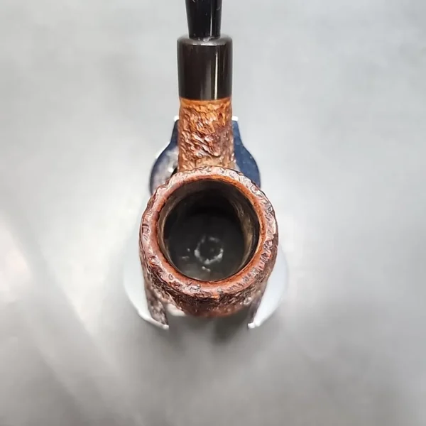 King's Ransom London Made 7190, Rusticated Bent Volcano Briar Pipe, English Estates [SOLD OUT] - Image 6