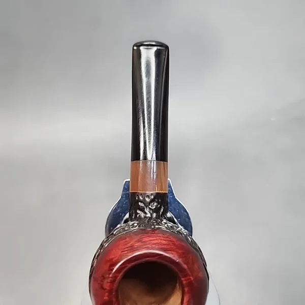 Karim Rusticated Small Straight Apple Briar Pipe, New - Image 6
