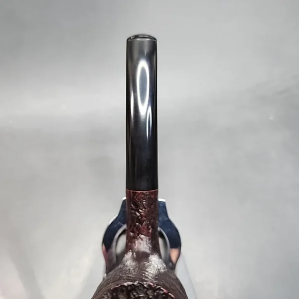 WO Larsen Super Sandblasted Bent Egg Estate Briar Pipe [SOLD OUT] - Image 6