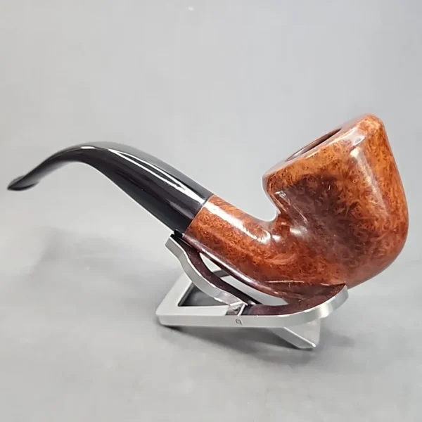 Clarence Mickles Smooth Bent Rhodesian Estate Briar Pipe, Handmade [SOLD OUT] - Image 7