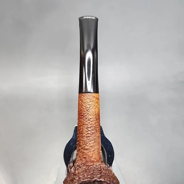 Savinelli Punto Oro Corallo 8010 KS, Rusticated Bent Billiard Estate Briar Pipe [SOLD OUT] - Image 7