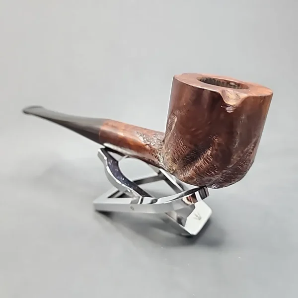 Custombilt Partially Rusticated Straight Pot Estate Briar Pipe [SOLD OUT] - Image 7