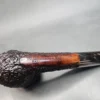 Ferndown Bark Rusticated Bent Billiard Estate Briar Pipe - Image 7