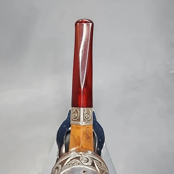 E.B.C. Best Briar Silver Mounted Bulldog Estate Briar Pipe [SOLD OUT] - Image 7