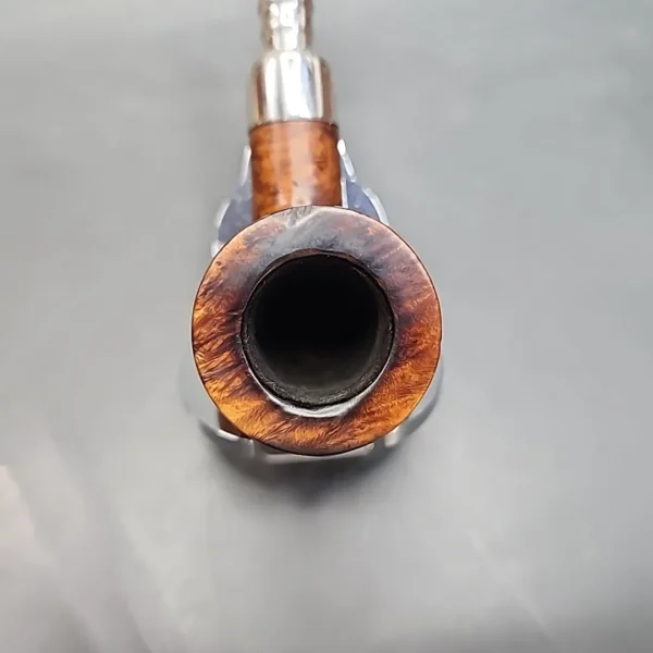 L. Wood (Les Wood, of Ferndown) Smooth Straight Billiard Spigot Estate Briar Pipe [SOLD OUT] - Image 7