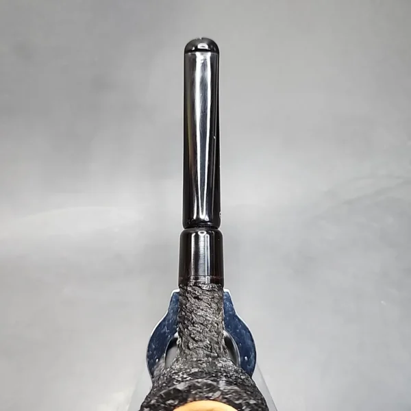 Peterson's Drymeer Sandblasted Straight Pot Estate Briar Pipe, Meerschaum Lined [SOLD OUT] - Image 7
