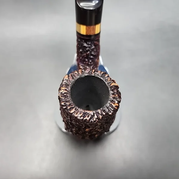 Brebbia Rocciata 600, Rusticated Oom Paul Estate Briar Pipe [SOLD OUT] - Image 7
